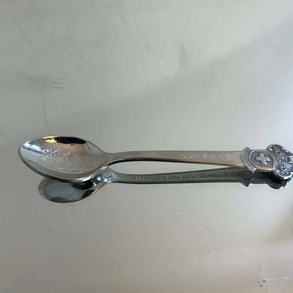 Rolex‎ Bucherer of Lucerne Switzerland CB Souvenir Collector Spoons Vintage